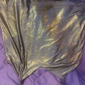 Express Gold and Black Elegant Top